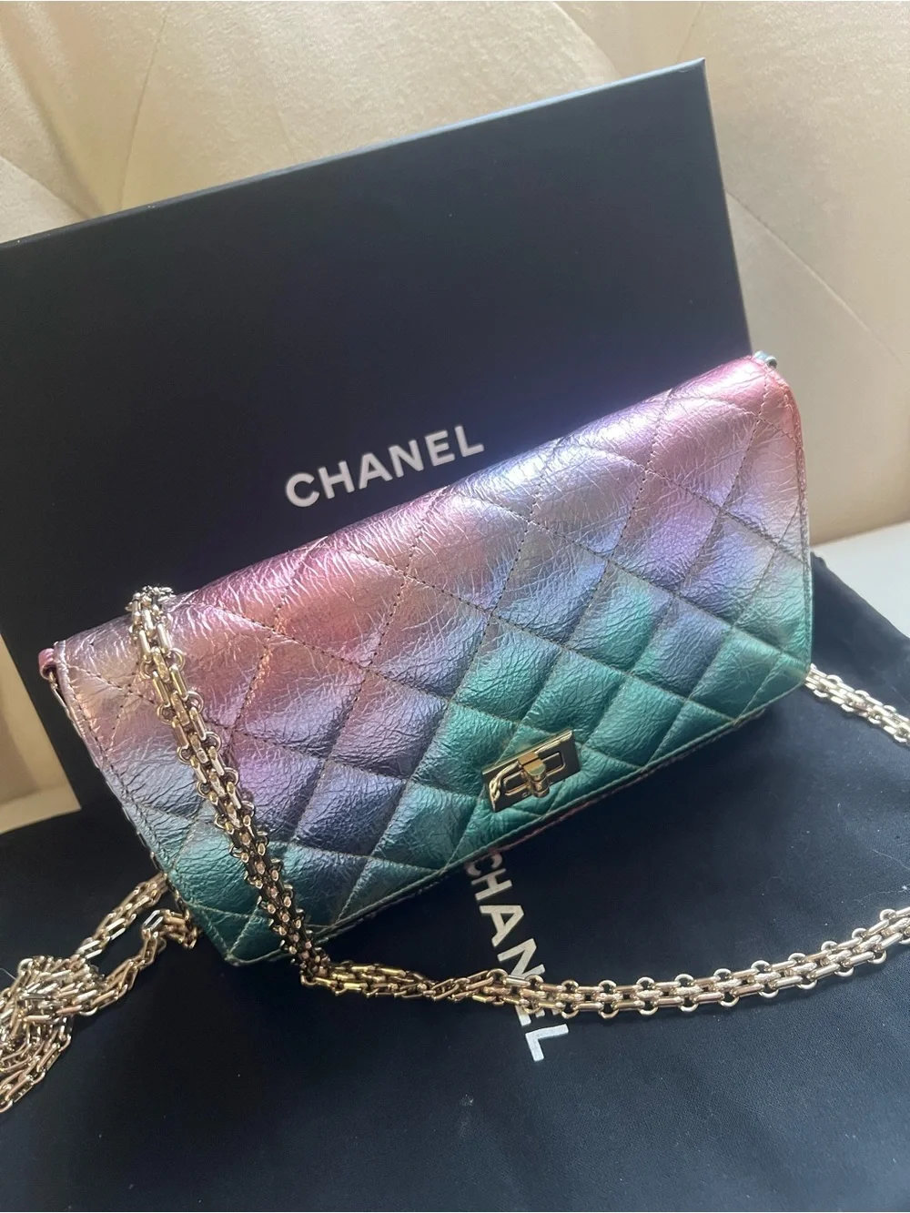 Chanel Multicolor Iridescent WOC crossbody - Picture 2 of 9
